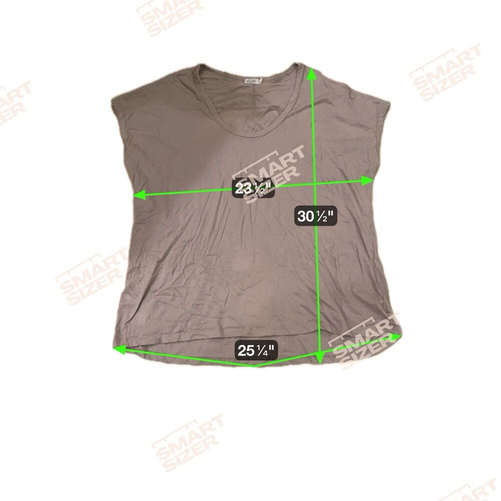 2XL  Barefoot Dreams Malibu Collection Cotton Scoop Neck Tunic Beach Rock